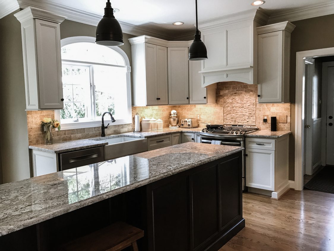 Unique Kitchen Colors With White Cabinets And Black Countertops 